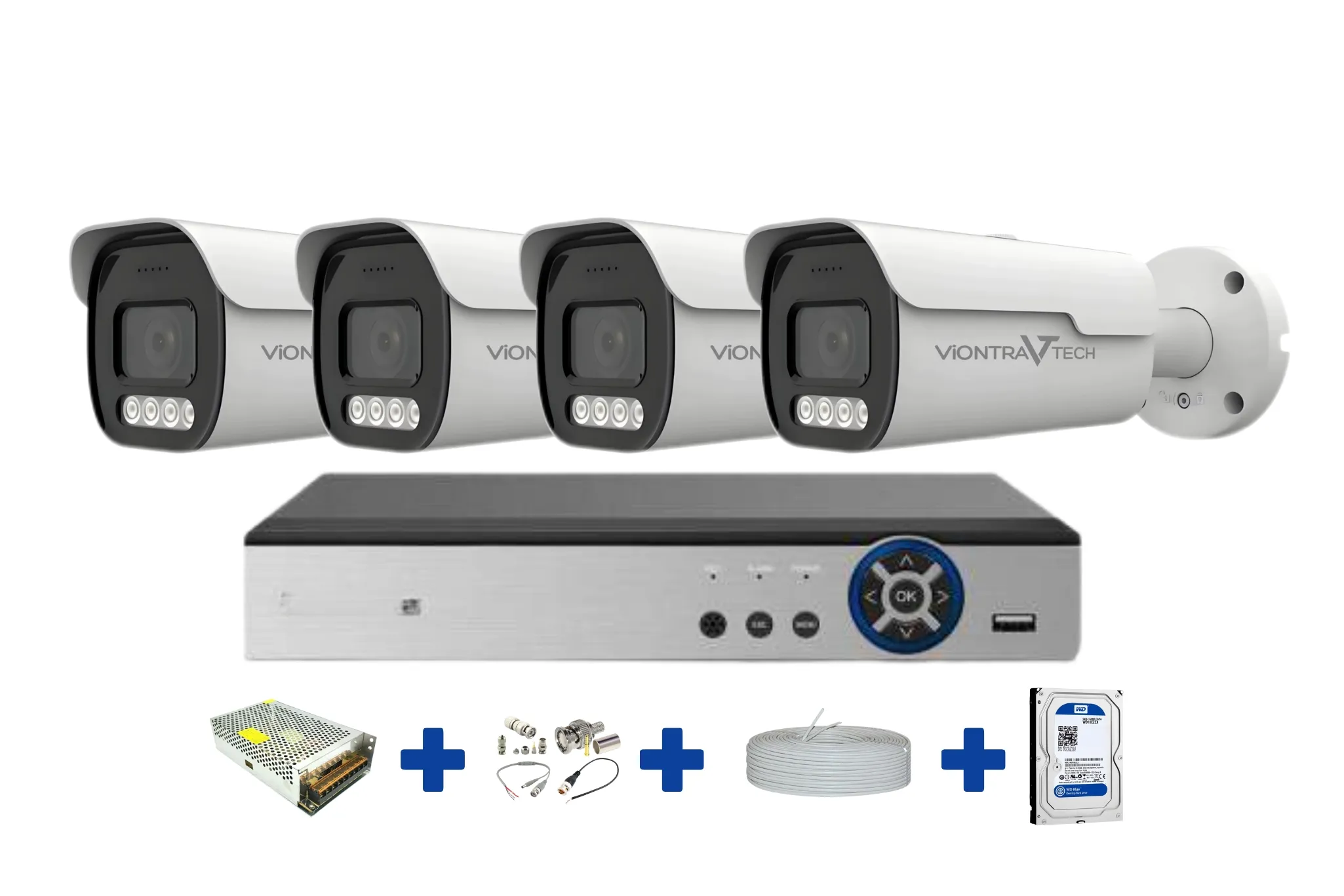 4'lü Güvenlik Kamera Seti